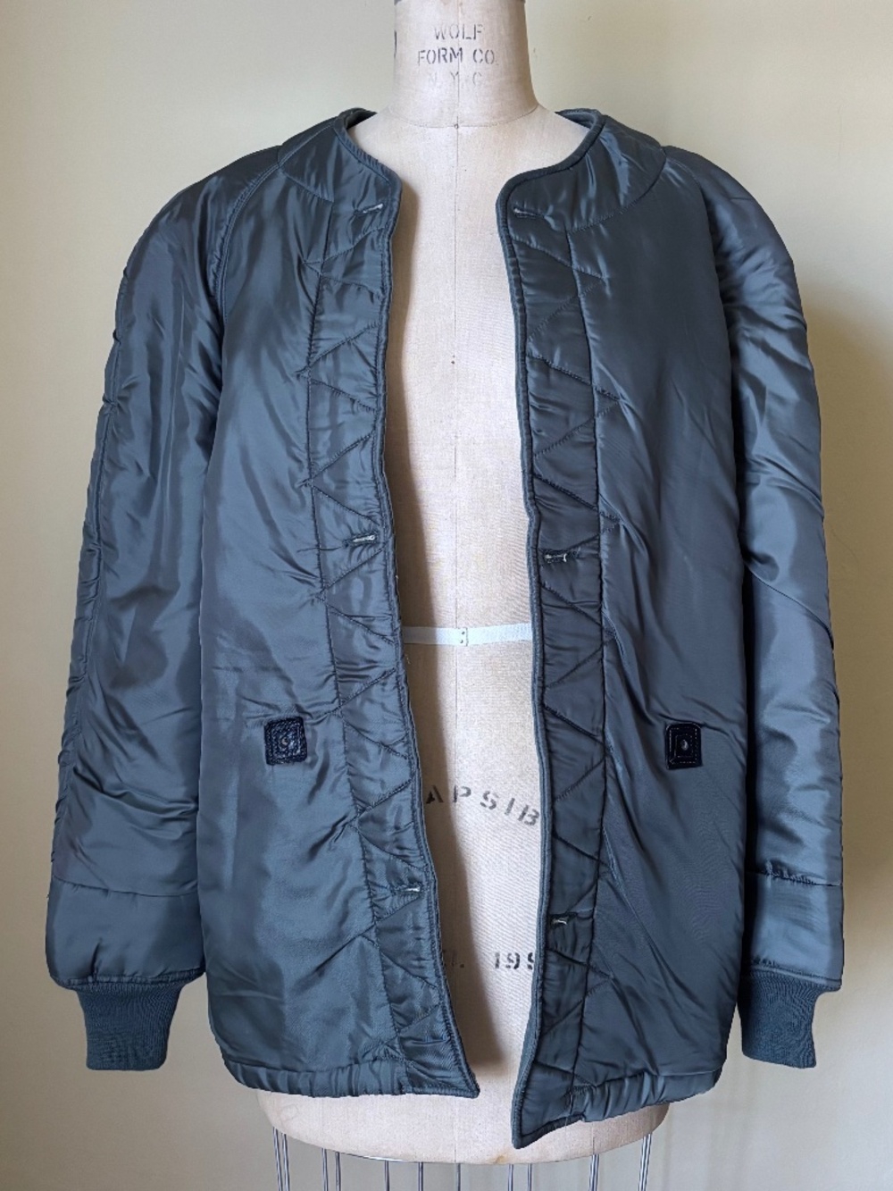Vintage 1960 US AIRFORCE Military Issued Field Jacket L - Bomber Shearling